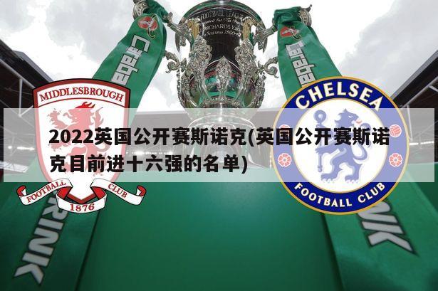 2022英国公开赛斯诺克(英国公开赛斯诺克目前进十六强的名单)