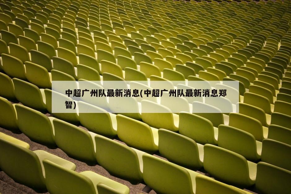 中超广州队最新消息(中超广州队最新消息郑智)
