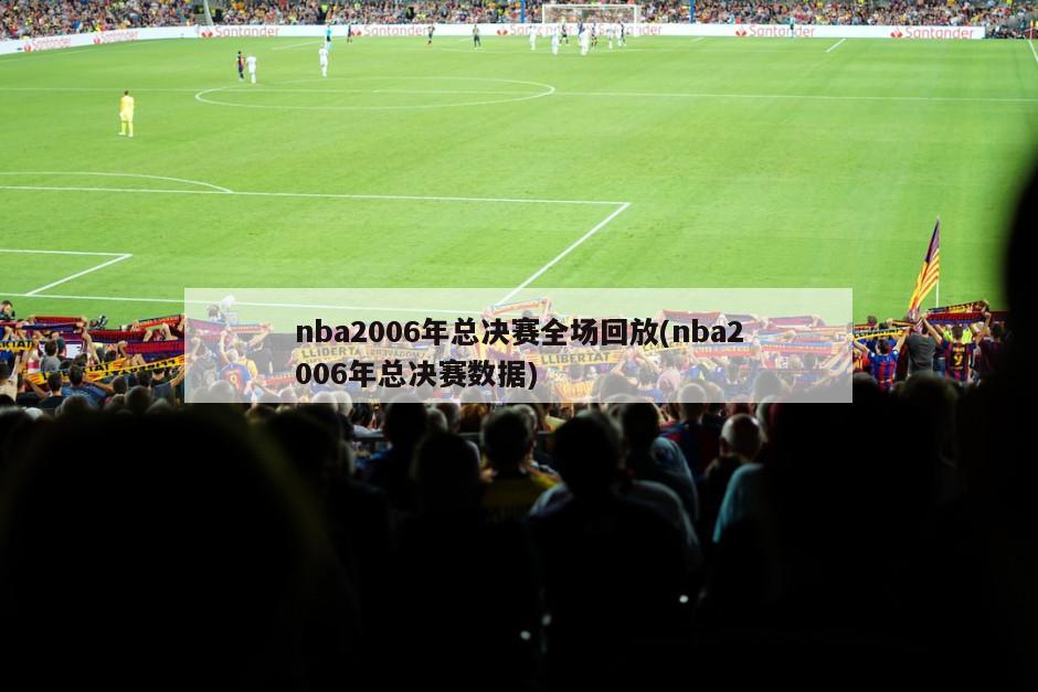 nba2006年总决赛全场回放(nba2006年总决赛数据)